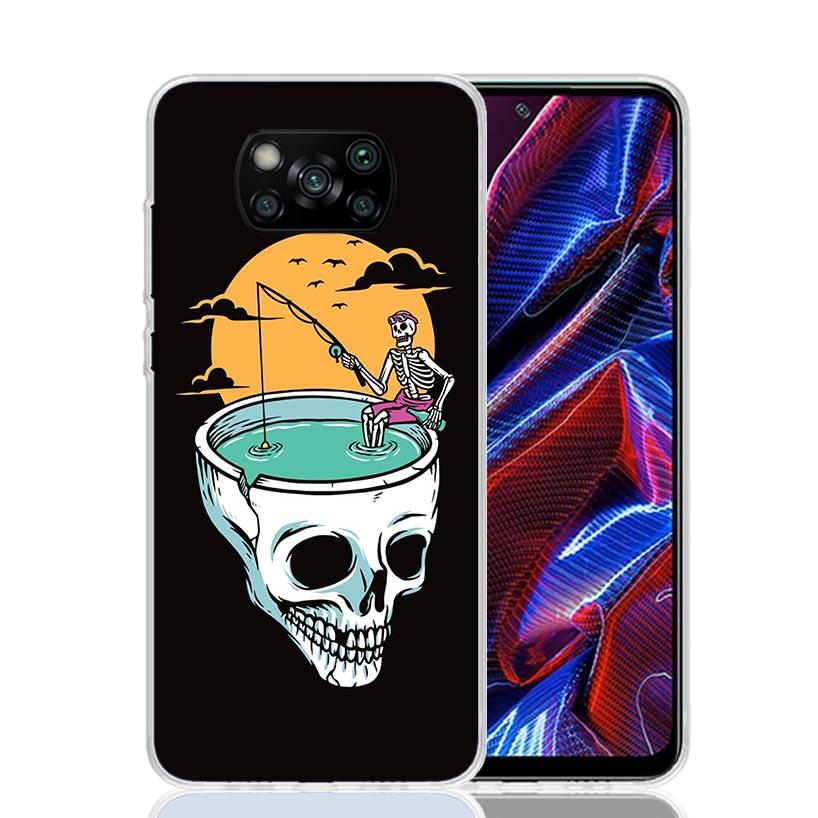 Fishing Club Graphic Phone Case For Xiaomi Poco F7 Ultra X7 X6 Pro X5 Redmi 15 15C 13 13C 12 12C 10 10A 10C 9 9A 9C 9T Shell Poc