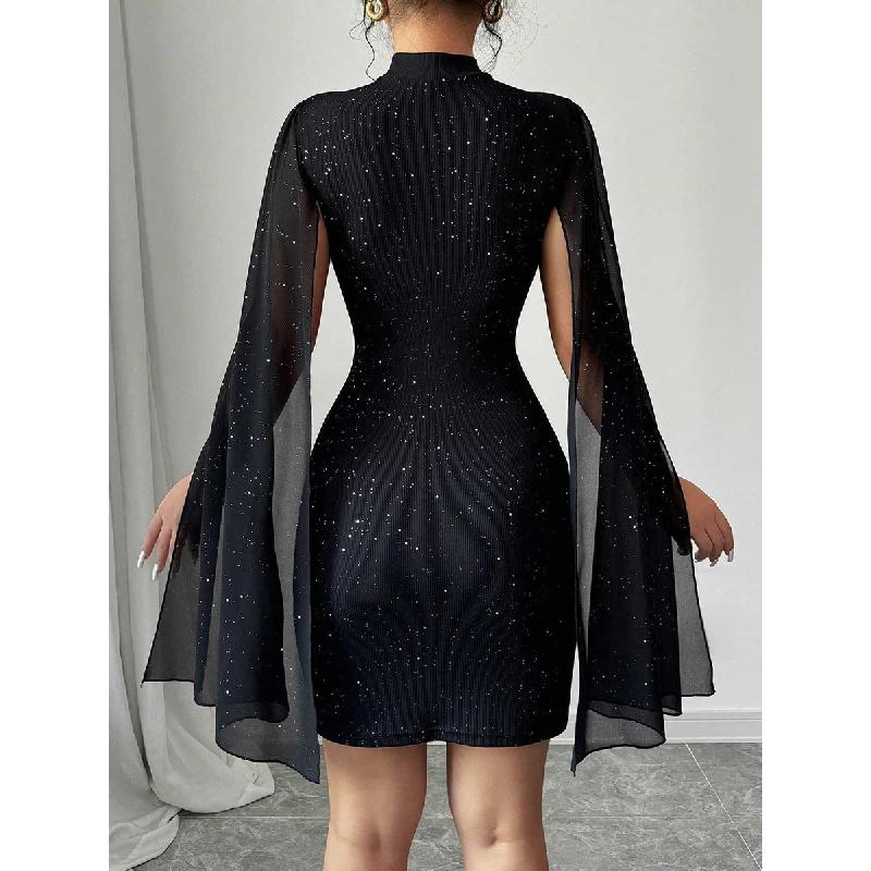 New Elegant Slim-Fit Dress 2026 Women's Fashion Solid Color Bodycon Dress