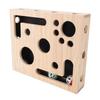 Cat Interactive Puzzle Box Toy Solid Wood Intelligence Training Cat Scratch Enrichment Box for Indoor Kitten Kitty