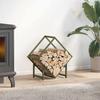 VidaXL Firewood Rack Olive Green 50x25x50 Cm, Fireplace Log Holder, Log Holder, Log Rack 864278