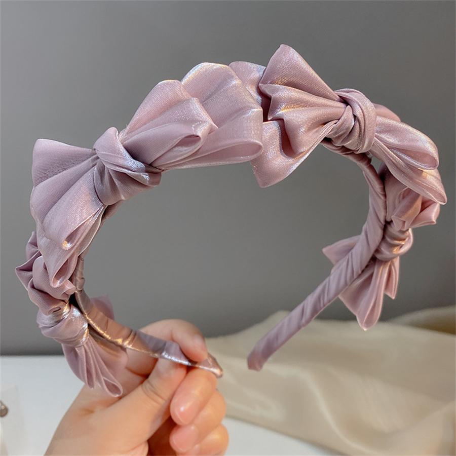 Accesorii de Păr Noi Temperamen Pălărie de Cap Primăvară Vară Plasă Mătase Bandă de Păr Stil Coreean Bandă de Păr Femei Bandă de Păr Fundă Cerc de Păr