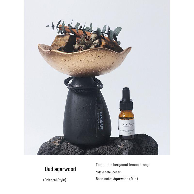 Cement Cup Stone Diffuser: Aromatherapy Gift Box with Volcanic Stone for Home, Office, and Entryway Decor