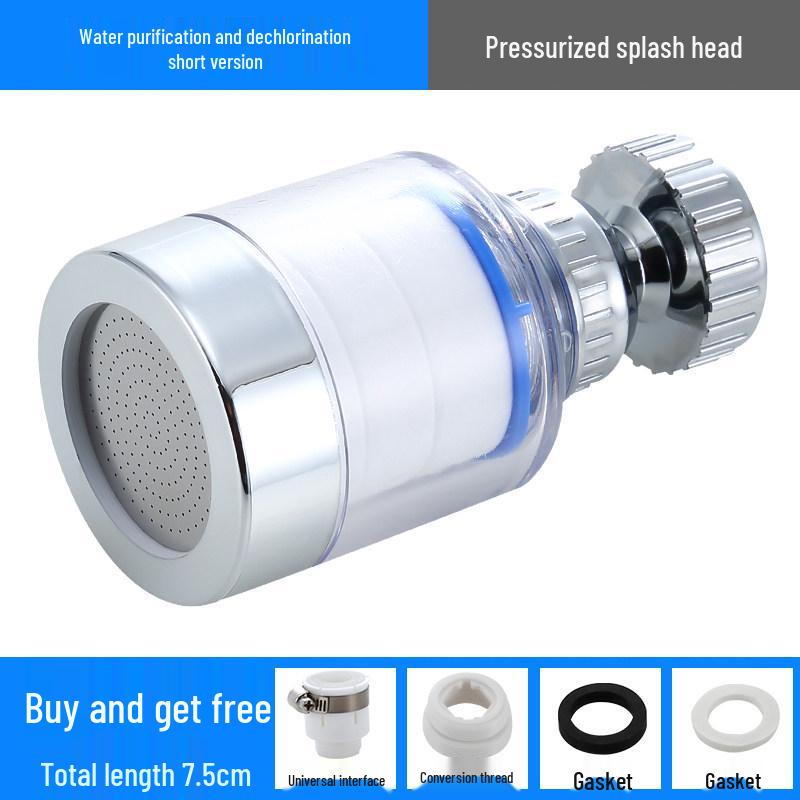 Universal Kitchen Faucet Water Purifier & Anti-Splash Filter Extension