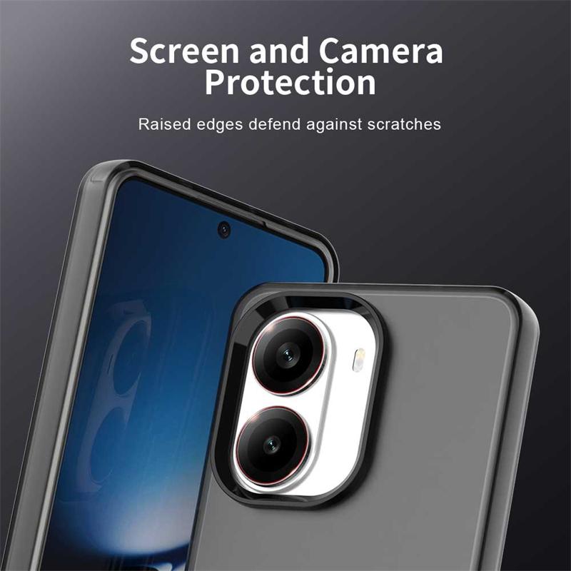 Anti-Drop Candy Color Phone Case For Xiaomi Poco X7 Pro Matte Transparent Back Case For Poco X7 Pro Cover For Poco X7 Pro Case