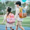 SHUKIKU Colorful Spine-Protecting Backpack, Lightweight Double Shoulder Bag, Cherry Jelly Pink Color, Size L