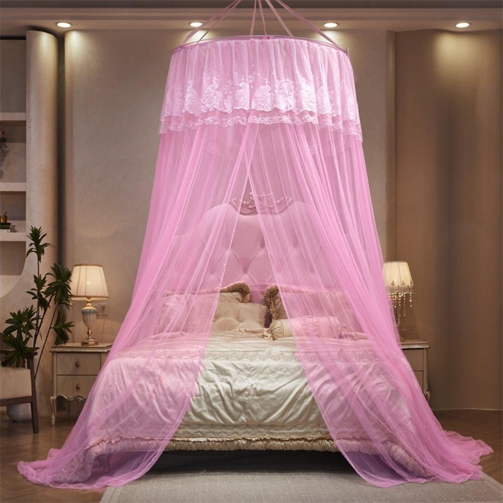 Anti-bug Dome Mosquito Net Lace Bed Canopy Practical Hanging Princess Mosquito Net  Summer