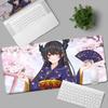 Mousepad Large Hololive Girl Nerissa Ravencroft Computer Game Rubber Locking Edge Keyboard Mat 900x400mm Washable Desktop Carpet