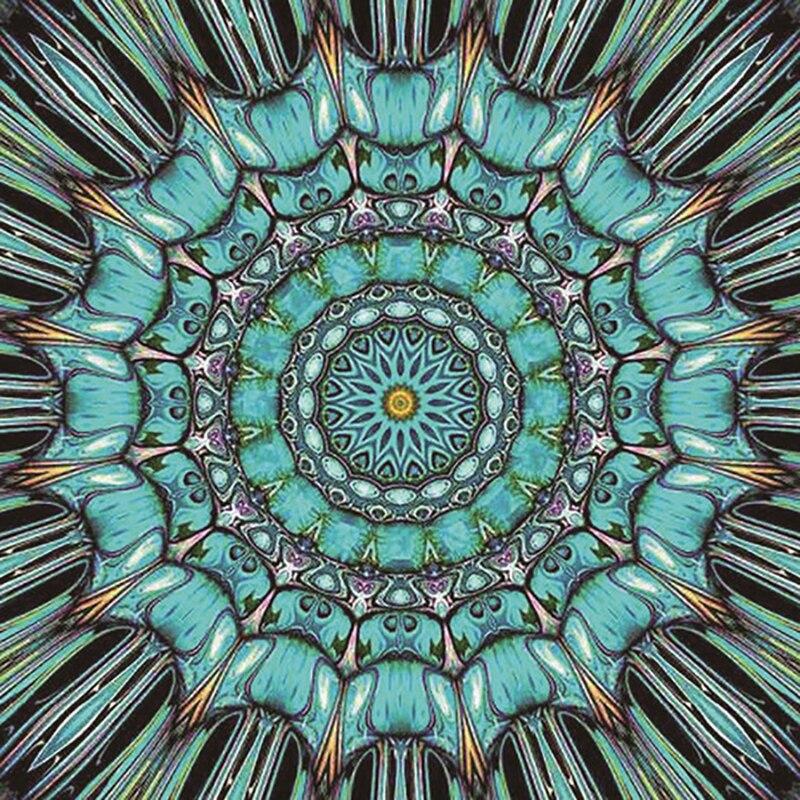 5D Diamond Painting Mandala Flowers Modern Pattern DIY Full Round Drill Cross Stitch Diamond Embroidery Home Decor Gift