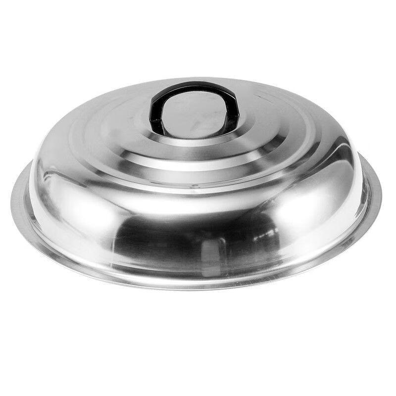 ZISIZ Thickened Stainless Steel Wok Lid