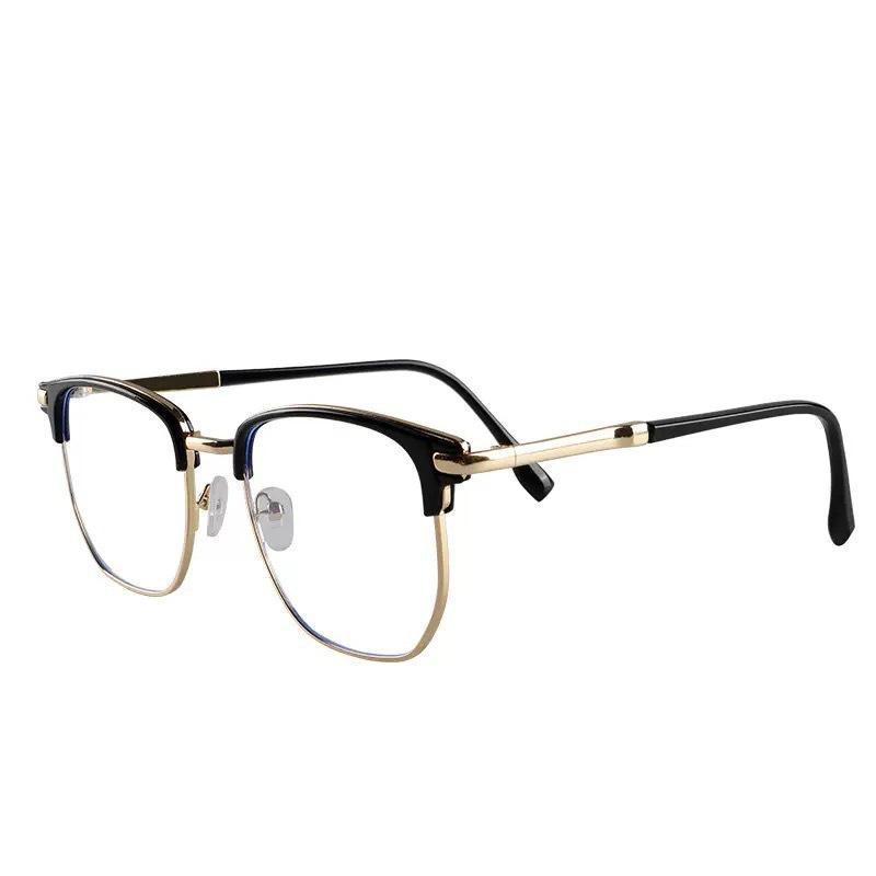 New hot-selling glasses anti-blue light men's retro ultra-light plain old sight glasses advanced sense thin literary reading glasses