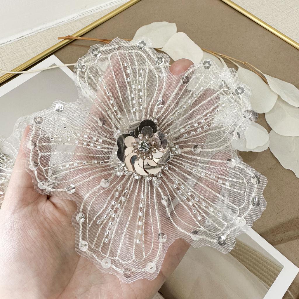 Handmade Bead Slices, Champagne Flower Accessories, Patch Decorative Decals Diy Materials