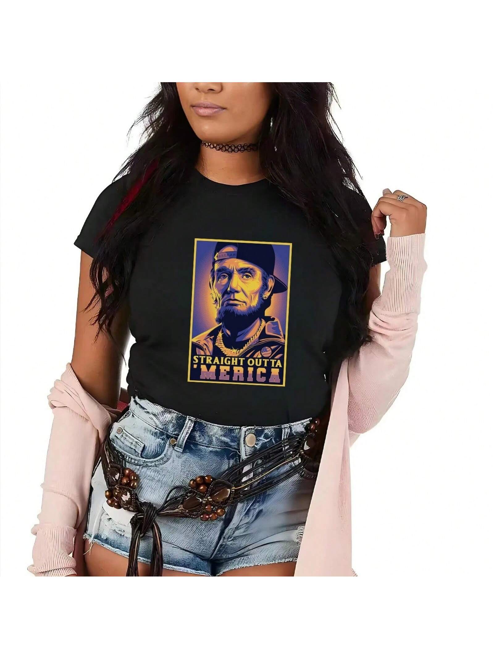 Graphic Print T Shirt Wounisex Fashion Casual Harajuku Short Sleeve Japanese Anime T Shirts Unisex T Shirt S разноцветный