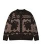 LMR Shangnony Heavy Nordic Cardigan Dark Brown