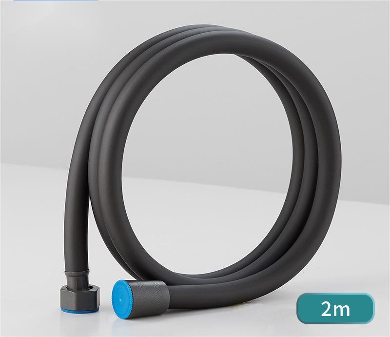 Reinforced Nylon Silk Shower Hose, Stainless Steel Anti-Scald, Anti-Tangle, Explosion-Proof, Flexible and Universal Fit