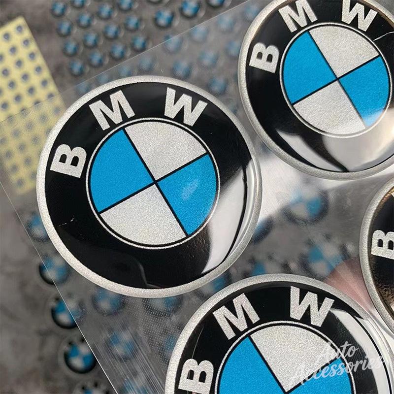 2pcs Car Badge 3D Stickers Soft Adhesive Multi-size Optional Motorcycle Waterproof Decals For BMW 50th Anniversary X1 X3 X5 X7 ydbn48