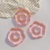 Colorful Hollow Flower Charm Necklace Pendant Bracelet Jewelry Making Handmade