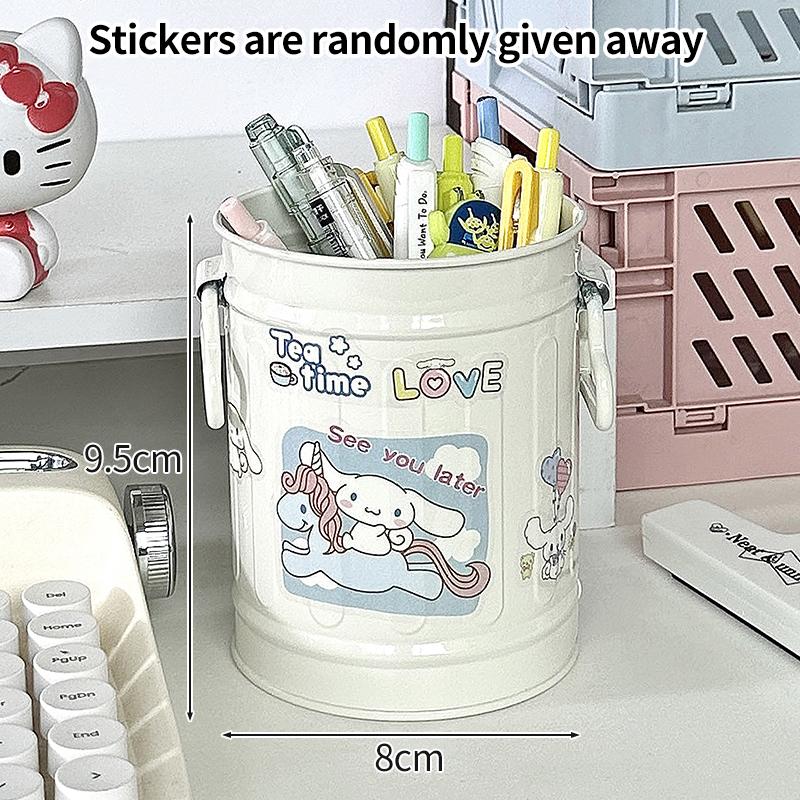  Pen Holder Creative Cartoon Anime  Pen Box Desktop Storage Pen Bag Makeup Brush Storage Container Student Box
