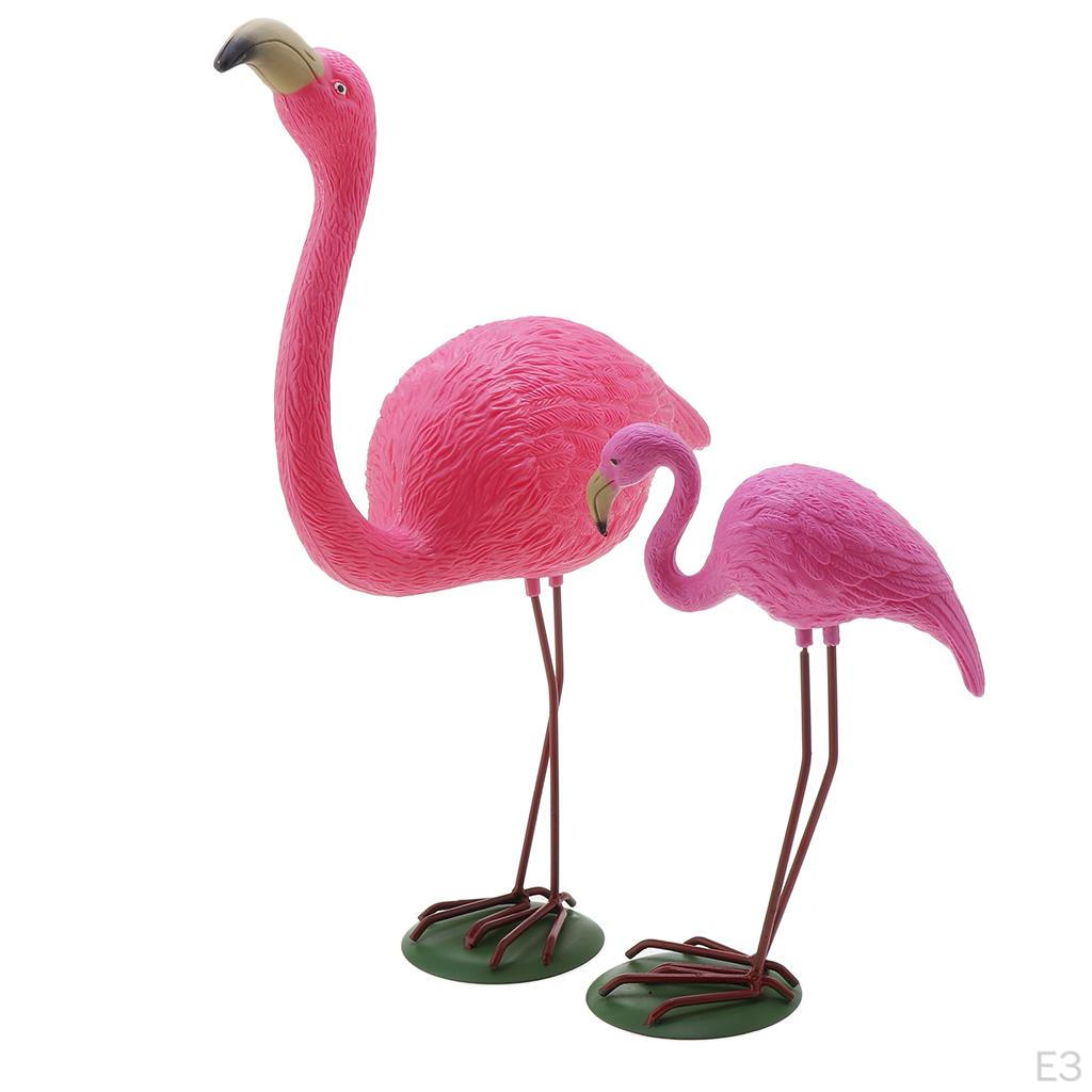 Flamingo Yard Garden Trávník Ozdoby Hladký Povrch A Jasná Barva