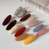 Gold Label Acetate Oval Hair Clip - New Bangs and Side Clip Accessory