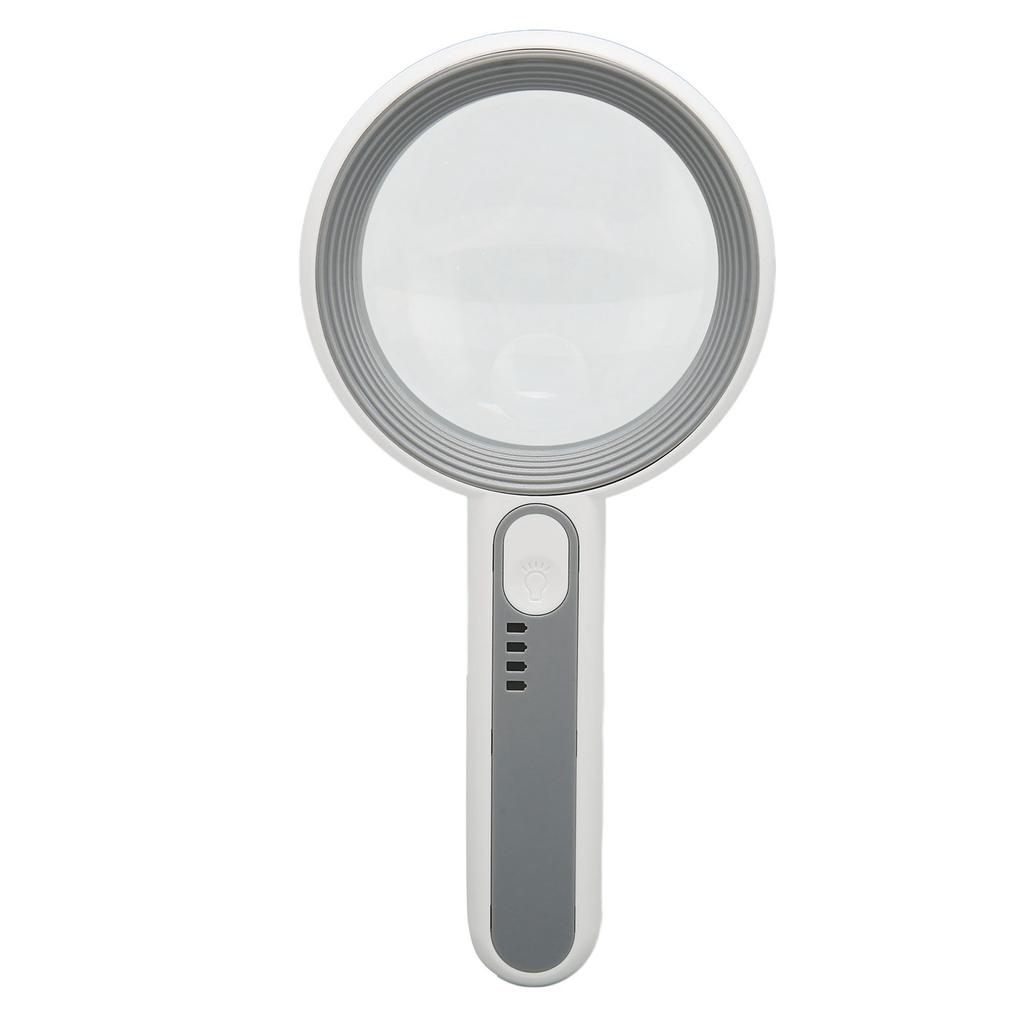 Osvětlená lupa 5X 12X Ergonomický dotykový spínač LED světlo 3 režimy Ruční lupa pro