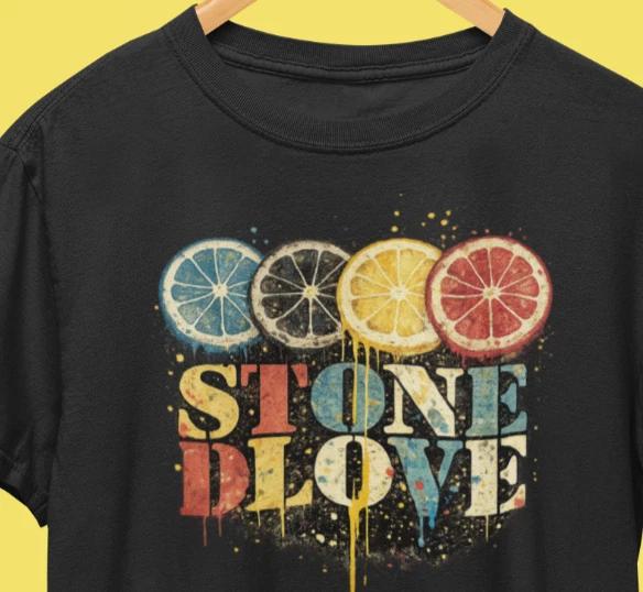Stoned Love T-Shirt / Retro Vintage Manchester Stone Roses Ian Brown Fans Shirt S