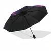 1pc Neon Butterfly Dreamscape Umbrella with Plastic Handle,Suitable for All Seasons Home Travel Outdoor UmbrellaDD712