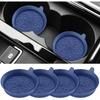 ME.FAN Car Cup Coasters [4 Pack] Silicone Cars Coasters - Universal Non-Slip Recessed Interior Accessories - Cup Holder Erts Dusty Rose