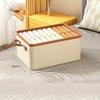 S/M/L 1pc Good Quality Foldable Clothing Separation Storage Box With Handle, Large Capacity Clothes Storage Container Box.