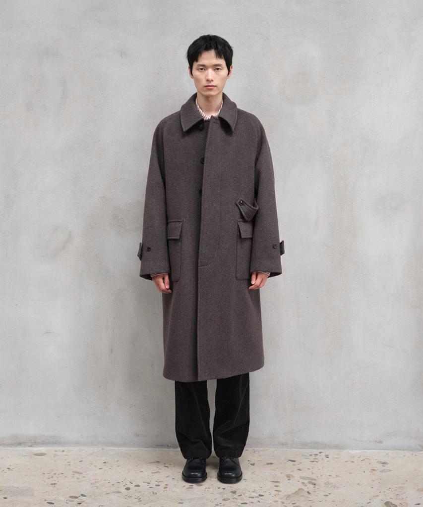 HORLISUN Winterport Wool Coat Spain Olive