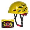 Outdoor Sport Sicherheitsschutzhelm Verstellbar Felsenklettern Kopfschutz Helme(Gelb)