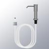 Silicone Extension Tube Soap Dispenser Stainless Steel Countertop Soap Dispenser  Kitchen Use