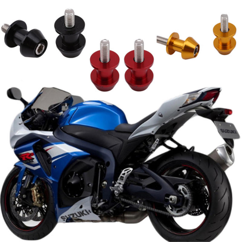 8/10mm Aluminum Alloy Motorcycle Screw Holder Swingarm Spools Slider Stand Screw Swingarm Motorcycle Equipments Accessories