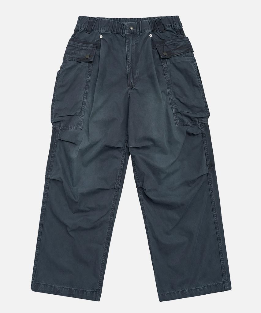 Mideueobdeiteu Wide Fit Washed Cargo Pants_2Color