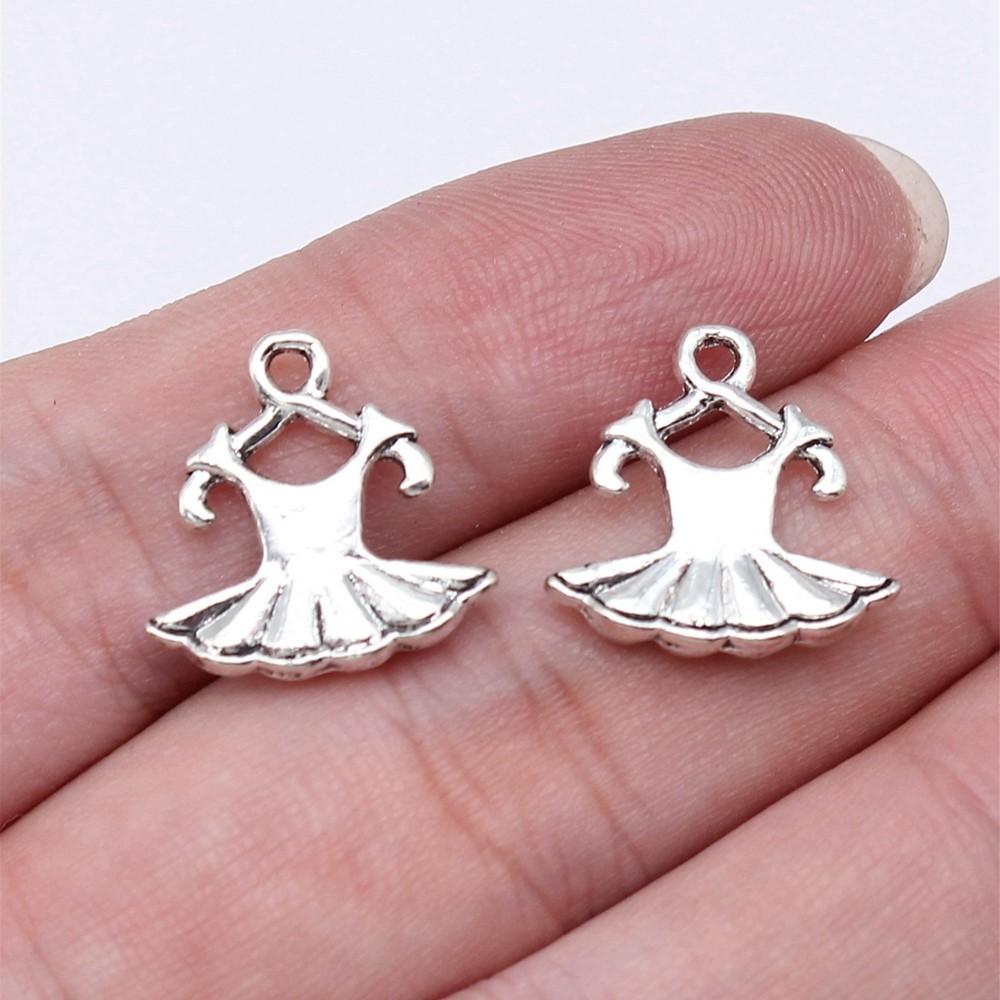Charms Clothes Hanger Pendants Minimalist Jewelry Components QC031