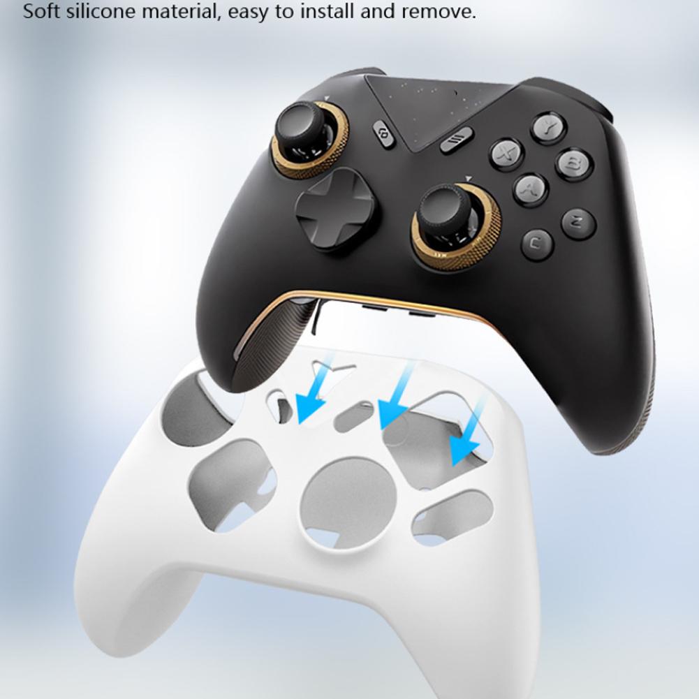 For Flydigi Vader 5 Pro Gaming Controller Shell Soft Silicone Non-Slip Anti-Scratch Protective Cover + 4 Thumbstick Caps Kit
