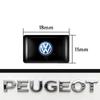 Car Styling 3D Epoxy Stickers Auto Interior Decoration Decals  For VW Golf Amarok T5 Phaeton Teramont ID3 Tiguan T-Cross Passat