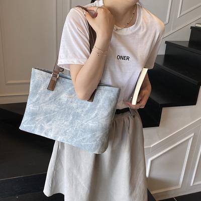 Popular Niche Design High-end Tote Bag Large-capacity Commuter Leisure Canvas Bag Texture Shoulder Bag Women