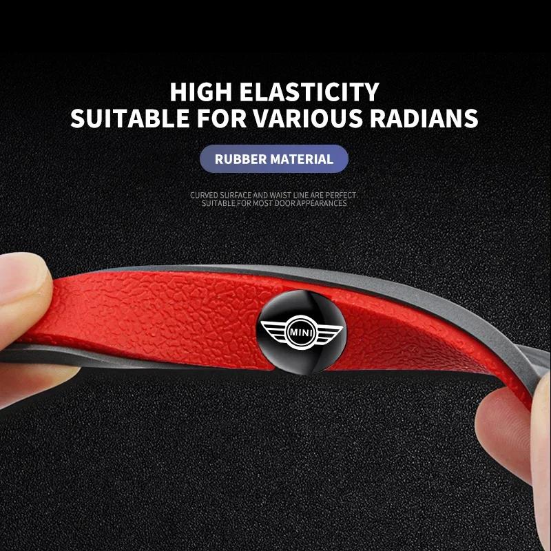 4PCS Car Door Edge Anti-collision Protector Bar Stickers for BMW MINI F55 F56 R60 R59 R58 WORKS One Cooper JCW R57 R56 R55 Vhdsg88
