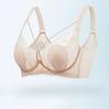 Memory Ring Sexy Lace Ultra-Thin Crystal Cup French Lingerie Large Adjustable Sexy Bra