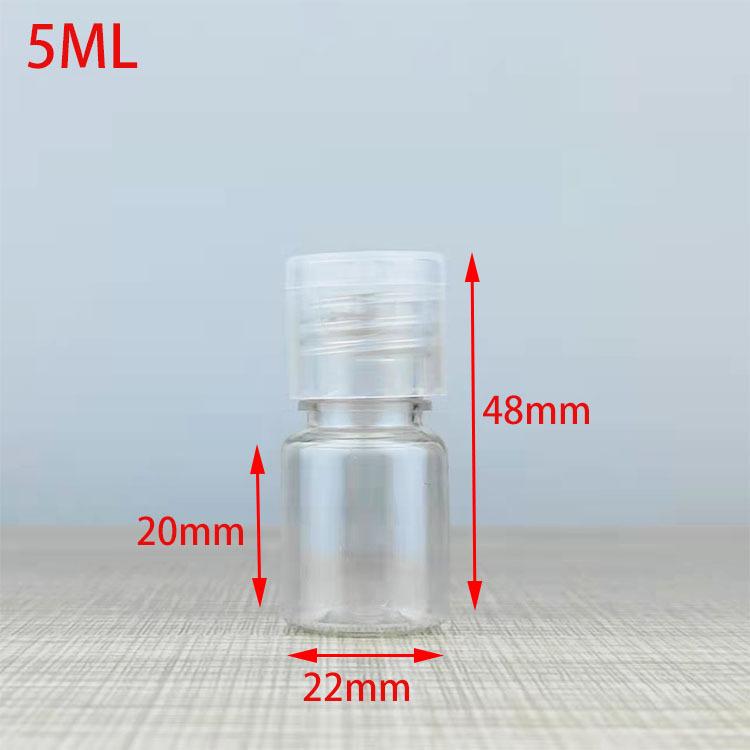 

PET Transparent Squeeze Bottle with Butterfly Cap and Scale, 30/100/300ml