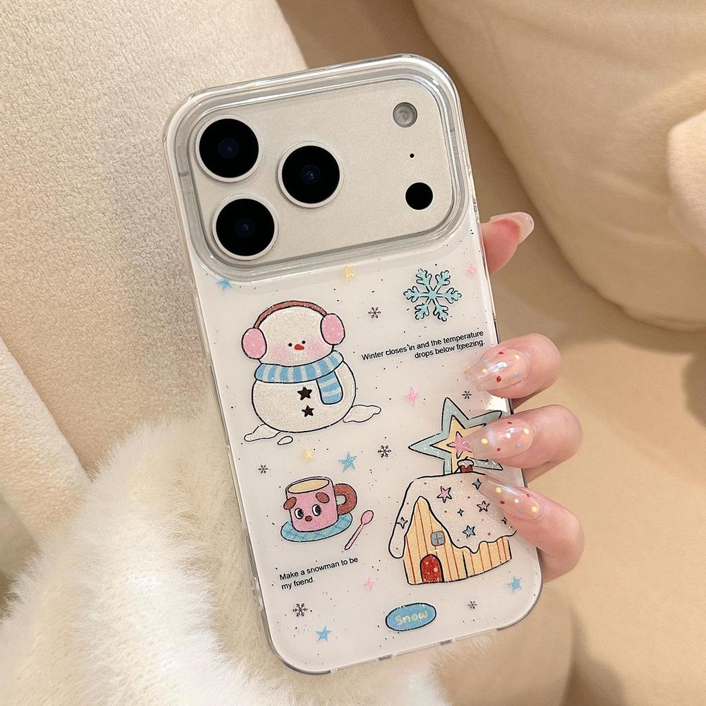 Creative Snowman Phone Case for iPhone 11