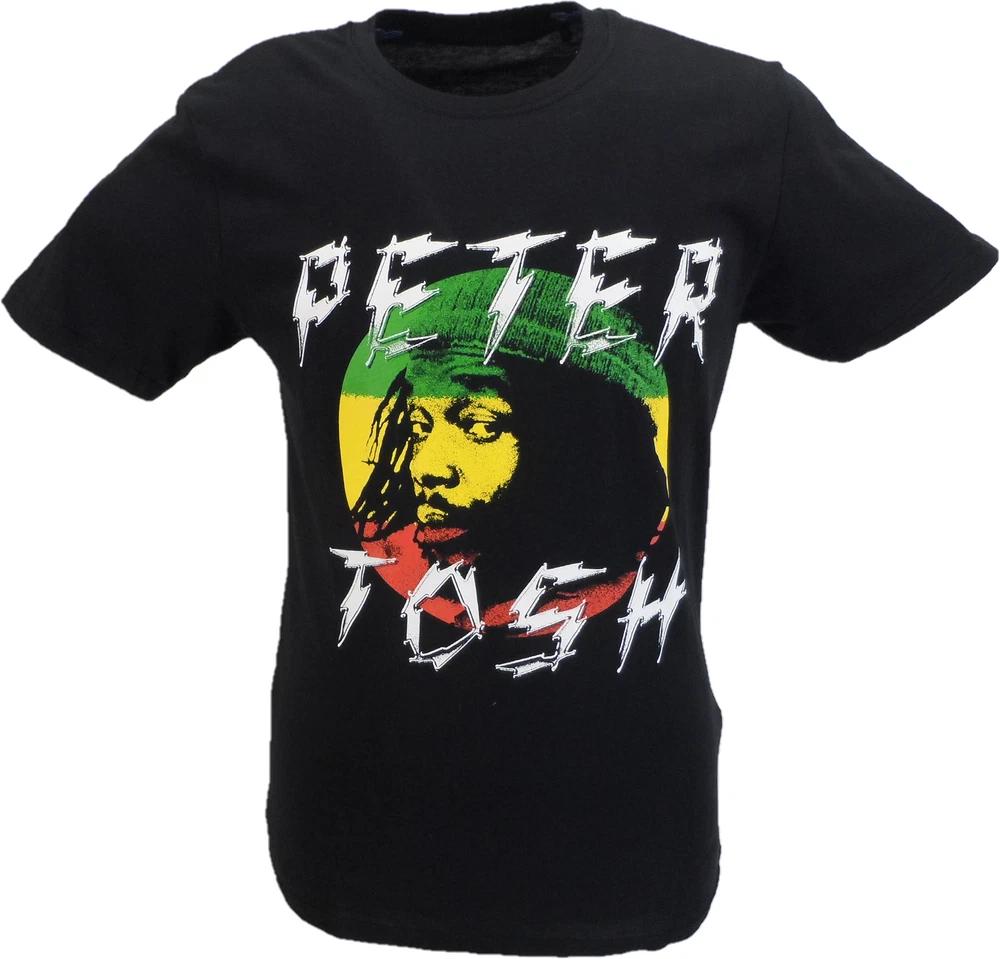 Unisexs Official Licensed Peter Tosh Lightning Logo T Shirt S