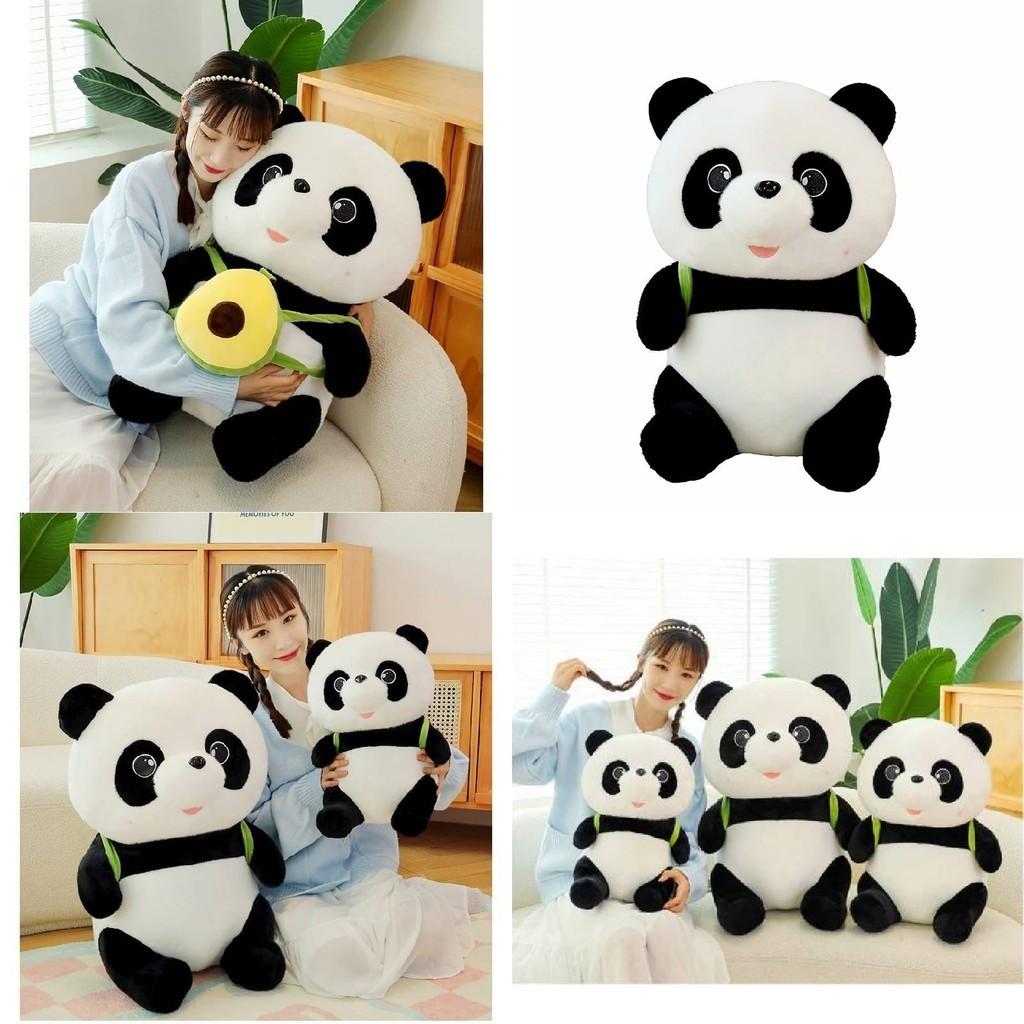 Authentic Avocado Backpack Panda Plush Toy Teddy Bear Pillow Gift Wholesale