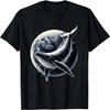 Space Adventure Men Women _ Cool Astronaut & Whale In Space T-Shirt