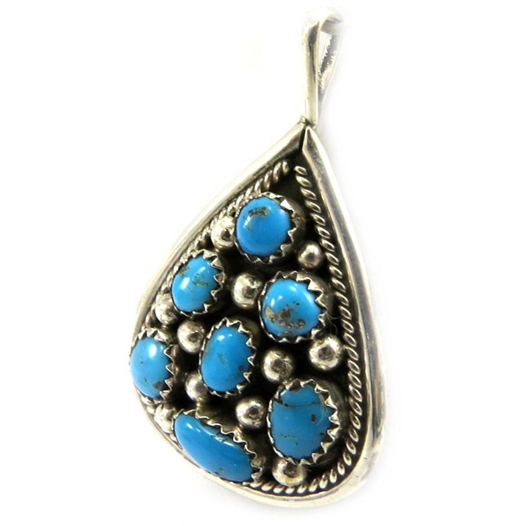 Les Trésors De Lily [E5538] - Parure Argent 'Navajos' Turquoise