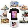 Virtual Idol Boy Group Print T-shirt Trendy Sweet Cool Style Loose Short Sleeve Unisex Casual Top Pure cotton T-shirt