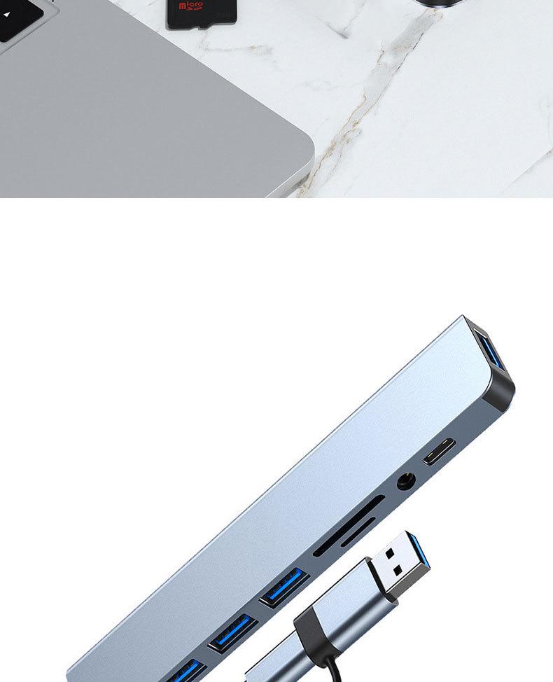 8-in-1 Dual-Use USB 3.0 Hub mit SD+TF-Kartenleser