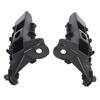 Pair of Front Bumper Bracket Strong Support Left Right Long Lasting Easy Install 71280T20A01 for Cars