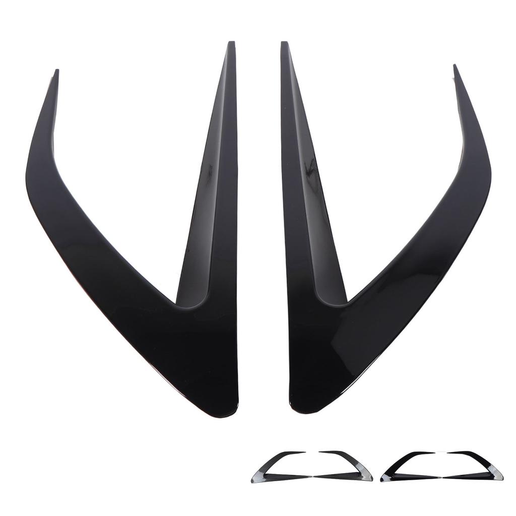 Air Vent Splitter Trim Stylish Look Auto Front Air Vent Splitter Improved Airflow Front Bumpe for MX-5 Miata ND 2016 and Later