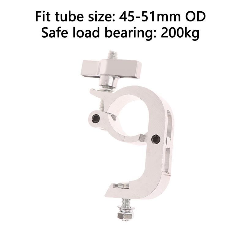 Alumimun Alloy Stage Lights Clamp Hanger Hooks Bracket Heavy Duty Hook Theatre Lighting 45-51Mm 200Kg Stage Light Hook